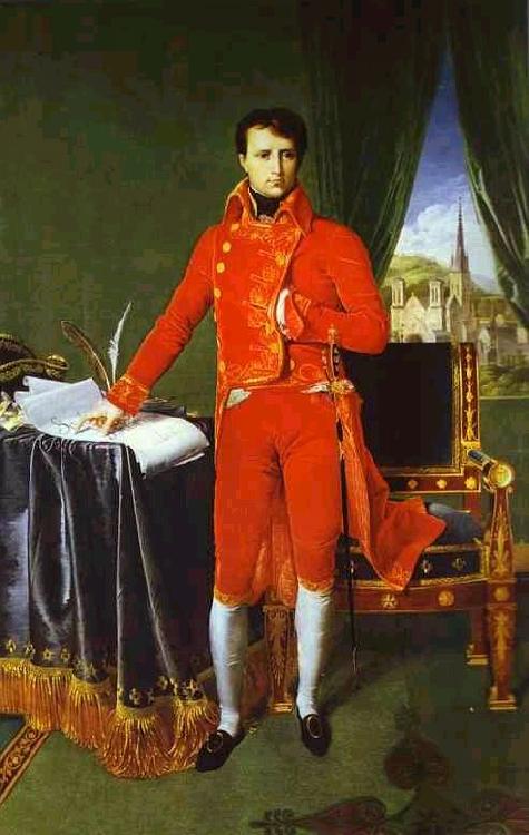 Jean Auguste Dominique Ingres Portrait of Napoleon Bonaparte, The First Council.